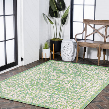 Malta Bohemian Medallion Textured Weave Indoor/outdoor Area Rug